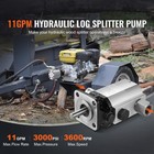 Hydraulic Wood Log Splitter Pump 11gpm 2 Stage 3000psi Hydraulic Gear Pump