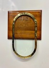 Home Wall Deco Brass Oval Porthole     Original Marine Ship Window Hatch Lot Of 2