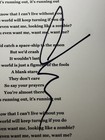 Yungblud Autograph Signed 8 5x11 Zombie Lyrics Sheet Beckett Coa