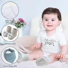 Baby Gift Set Basket For Newborns - Muslin  Rattles  Bodysuit  Milestones Baby B