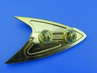Command Badge Pin Vtg Star Trek Discovery Captain Pike   Double Stud 