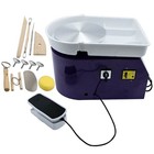 350w 110v 25cm 9 84   Electric Pottery Wheel Ceramic Machine Art Clay Craft