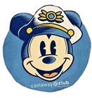 Disney Cruise Line Dcl Castaway Club Mickey Mouse Oversized Beach Towel Blue