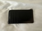 Coach New York Zip Card Case In Loved Leather  New Without Tags