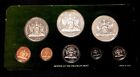 1976 Trinidad And Tobago Proof Set  2 Sterling Silver Coins  With Coa And Box 