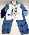 Bluey Kids Character 3-piece Denim Set Jeans Sweatshirt T-shirt Size 5  6  7 New
