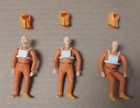 1976 Space 1999 Mattel Eagle 1 Bergman Russell Koenig Figures Helmets Backpacks 