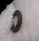 Antique Yoruba Lost Wax Casted Brass Ring  Old African Currency  Nigeria Africa