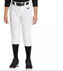 Under Armour Girls Softball Baseball Pants - White  Black Or Navy Blue  1375667