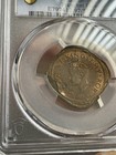 British India 1944 b  2 Annas Pcgs Unc  Det  Env  Dam  Mint Error Planchet Flaw