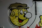 Reddy Kilowatt Power Light Bulb Electric  lineman  Sign  Electrician  Huge 36 
