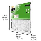 20x20x1 Pleated Air Filters Replacement For Furnace  Merv 8 Ac Hvac Fpr 5 3-pack