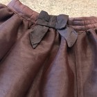 Janie And Jack Chocolate Brown Tulle Skirt 3t
