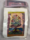Tishkits First Blooms Primitive Rug Hooking Kit Decorative Hanger Rug Beater