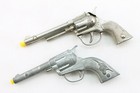 Lot Of 6 Hubley Cap Guns And Keyson Brothers Quick Release Holster