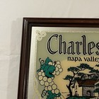 Charles Krug Napa Valley Wines Art Signmirror Framed Rare