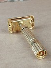 Nice Vintage Gillette Executive Gold Fat Boy Adjustable Safety Razor 1960 F2