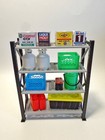 1 18 Scale Engine Workshop Garage Diorama Set     Hoist With V8  Tools   More