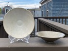 2 Korean Antique Bowls 1  Goryeo Celadon And 2  Off-white Joseon Bowl W 5 4   