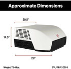 Furrion 2024039637 Llc Chill Cube 18k Rv Ac Non Duct White- Facr18vs-sa-ps-am