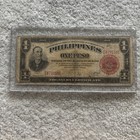 Rare Philippines One Peso 1941 About Fine Condition 