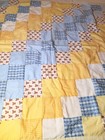 Homemade Patch Work Teddy Bear Baby Crib Quilt 38  X 49  Adorable  