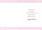 A New Baby Girl  - New Baby Girl Greeting Card - 4423
