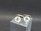Soviet Vintage Sterling Silver Cuff Links rock Crystal Cufflinks ussr Silver 875