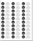 150 Pretty Eye Ball Stained Glass Mailing Return Address Labels Personalized