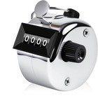 4-digit-number Dual Clicker Golf Hand Tally Counter Metal Handy Convenient X 2