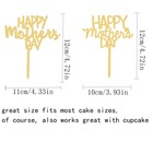 10pcs Mothers Day Cake Topper  Acrylic Cupcake Toppers For Birthday Happy Mot   