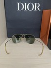 Vintage B l Ray-ban Aviator Sunglasses Gold Frame Green Lenses Usa