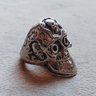 Extremely Rare Ancient Ring Silver Roman Lion Symbol Old Authentic Artifact
