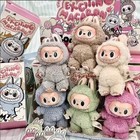 Hot The Monsters Have A Seat Series Labub Vinyl Plush Doll Blind Box Toy Action