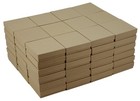 Jpb Recycled Kraft Cotton Filled Jewelry Boxes  case Of 100   100  3 5  X 3 5   