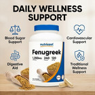 3 Pack Nutricost Fenugreek 1350mg 240 Capsules Herbal Supplement Total 720 Caps