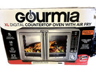 Gourmia Xl Digital Countertop Oven With Air Fry  French Door  Stainless  Kitchen