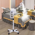 Pro 3 In 1 Facial Steamer 5x Magnifying Lamp Hot  Cold Ozone Machine Spa Salon