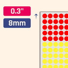 6000 Pack  1 4  Small Colored Dot Stickers Round Labels - 10 Colors