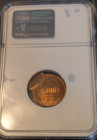1998 P Lincoln Cent Error Ngc Ms  65 Rd Double Struck 85  Off Center