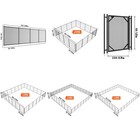 Pool Fence 4 x12 48 72 96 108  4 x2 5  Gate Inground Pool Removable Fences