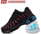 Men Steel Toe Work Shoes Puncture Proof Lightweight Steel Toe Safety Boots