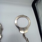 Steel Double Safety Lock Police Security Leg Cuffs 