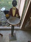 Early 1900 Black American Butler Smoking Stand  vary Tobacco 