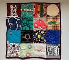 Sandrabee Fidget Quilt Blanket  Adults Dementia Alzheimers Adhd Autism Anxiety