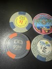  1  5  25 Caribe Hilton San Juan Dorado Sands Sheraton Puerto Rico Casino Chips