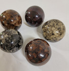 Set Of 5 Earth Tone Ceramic Balls
