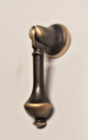 Traditional Cabinet Furniture Drop Pull Pendant Pull Antique Brass 2  Long