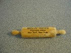 Wood Miniature Advertising Rolling Pin Peterson Brolite Service Algonquin Ny