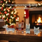 Siuper 3d French Bulldog Ice Cube Molds Tray Silicone For Large  White 